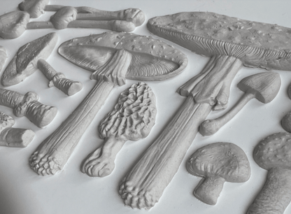 Toadstool Mould IOD Pickin' Boots Vintage