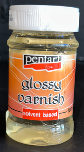 Solvent base glossy varnish